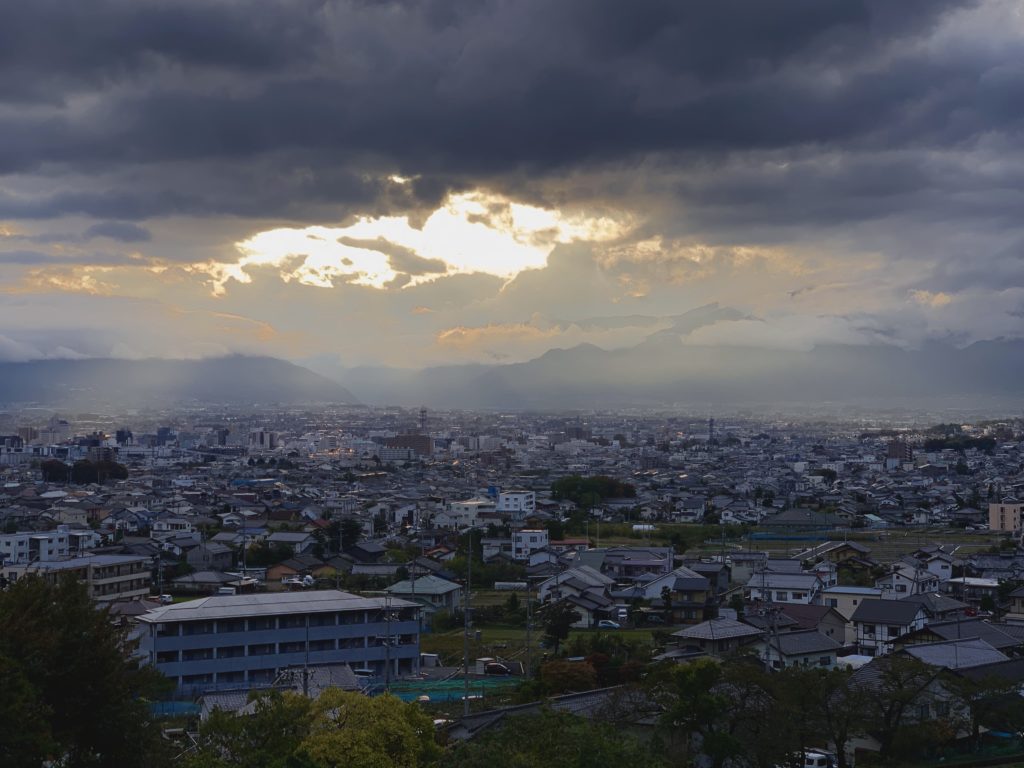 刻々と景色を変える